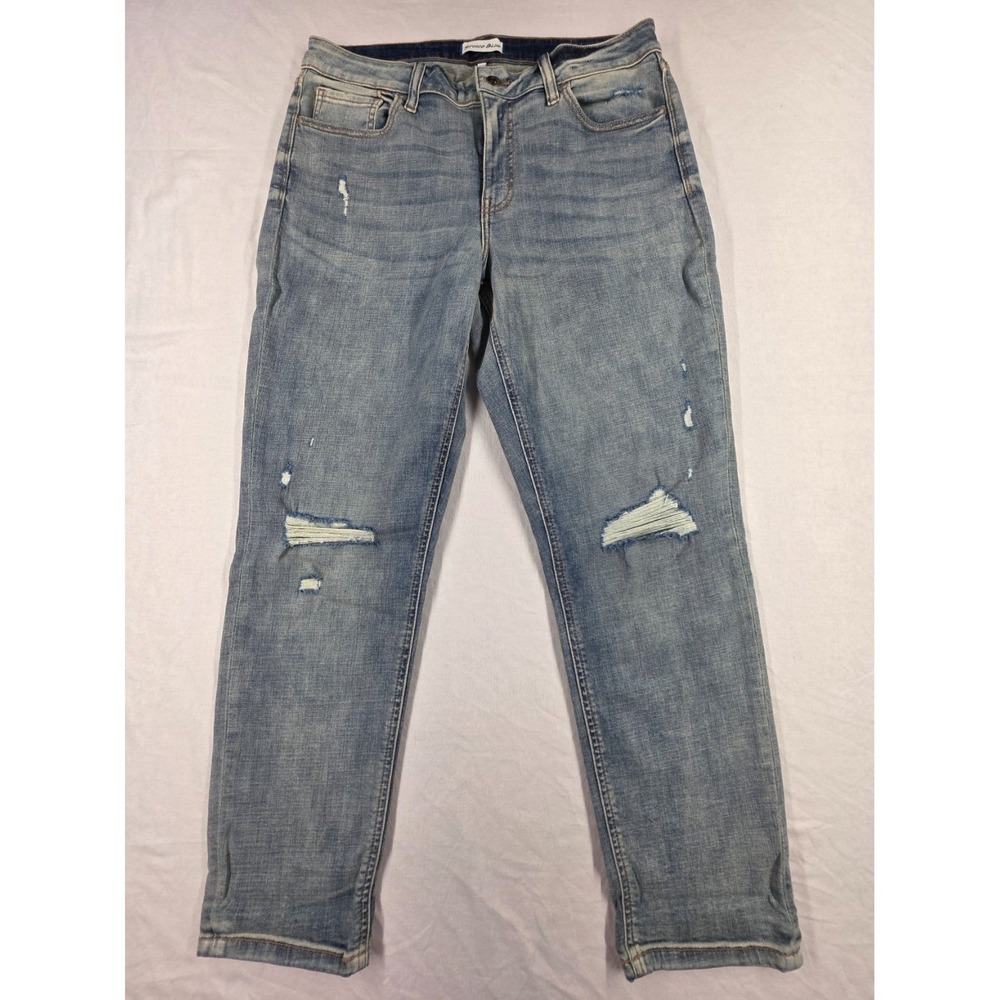 Studio Blue Denim Jeans Pants‎ 32 Distressed Y2K Light Wash Mid Rise